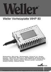 Weller WHP 80 Mode D'emploi