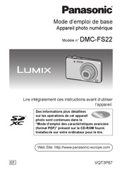 Panasonic LUMIX DMC-FS22 Mode D'emploi