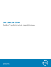 Dell Latitude 3500 Guide D'installation
