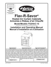 Hatco Flav-R-Savor FS2HAC-15 Manuel D'installation Et D'utilisation