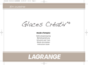 Lagrange Glaces Creativ Mode D'emploi