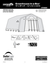 ShelterLogic GrowIT Greenhouse-in-a-Box 70684 Manuel D'installation