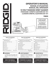 RIDGID R8606 Manuel D'utilisation