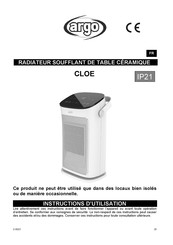 Argo CLOE IP21 Instructions D'utilisation