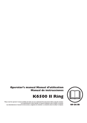 Husqvarna K6500 II Ring Manuel D'utilisation