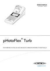 wtw pHotoFlex Turb Mode D'emploi