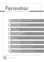 Fermator ELITE PM Manuel D'installation