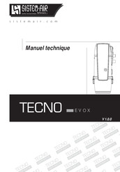 SystemAir Tecno EVOX 150 Manuel Technique