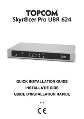 Topcom Skyr@cer Pro UBR 624 Guide D'installation Rapide