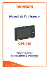 THOMSON GPS 420 Manuel De L'utilisateur