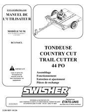 Swisher RC11544CL Manuel De L'utilisateur