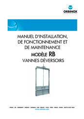 Orbinox RB Manuel D'installation, De Fonctionnement Et De Maintenance