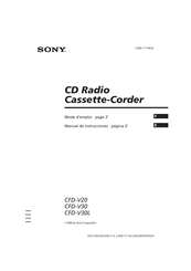 Sony CFD-V30 Mode D'emploi