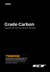 GT Grade Carbon 2020 Supplément Du Manuel De L'utilisateur