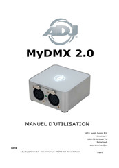 Adj MyDMX 2.0 Manuel D'utilisation