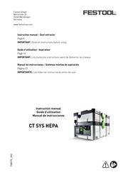 Festool CT SYS HEPA Guide D'utilisation