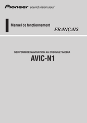 Pioneer Avic-N1 Manuel De Fonctionnement