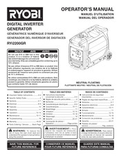 Ryobi RYi2200GR Manuel D'utilisation