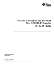 Sun SPARC Enterprise T5220 Manuel D'entretien