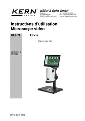KERN Optics OIV-2 Série Instructions D'utilisation