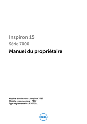 Dell P36F Manuel Du Propriétaire