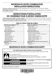 Kitchenaid YKMHC319EBS4 Instructions D'installation