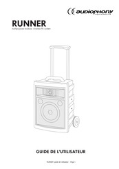 Audiophony PA RUNNER Guide De L'utilisateur