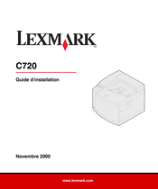 Lexmark C720 Guide D'installation