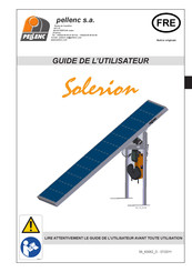 pellenc Solerion Guide De L'utilisateur