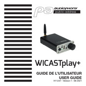 Audiophony PA WICASTplay+ Guide De L'utilisateur