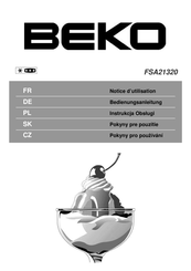 Beko FSA21320 Notice D'utilisation