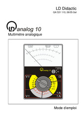 LD Didactic analog 10 Mode D'emploi