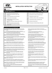 Hyundai 2W371ADE01 Instructions De Montage