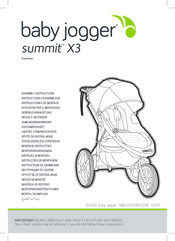 Baby Jogger summit X3 Instructions D'assemblage