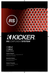 Kicker RS65.2 Manuel D'utilisation