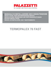 Palazzetti TERMOPALEX 78 FAST Notice D'installation