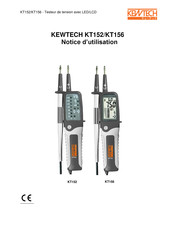 Kewtech KT152 Notice D'utilisation