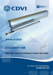 CDVI DWSR102XCD Mode D'emploi