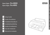 Epson Stylus Pro 4900 Guide D'installation