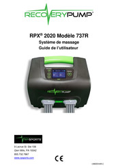 Recovery Pump RPX 2020 737R Guide De L'utilisateur