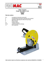 Promac 309C Mode D'emploi