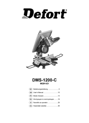 Defort DMS-1200-C Mode D'emploi