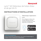 Honeywell Lyric W1 Instructions D'installation