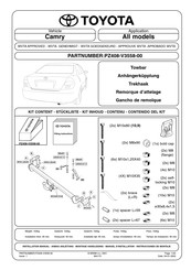 Toyota PZ408-V3558-00 Manuel D'installation