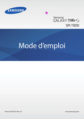 Samsung Galaxy Tab S Mode D'emploi