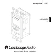 Cambridge Audio INCOGNITO LK10 Guide D'installation