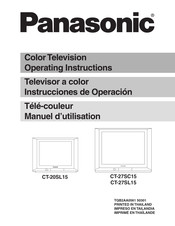 Panasonic CT-27SL15 Manuel D'utilisation