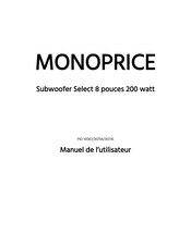 Monoprice PID 14567 Manuel De L'utilisateur