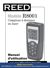 REED R8001 Manuel D'utilisation