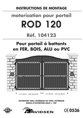 Avidsen ROD 120 Instructions De Montage